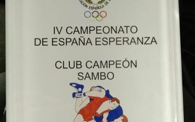 Club Manuel Jiménez de GETAFE, “Campeón de Sambo Nacional”.