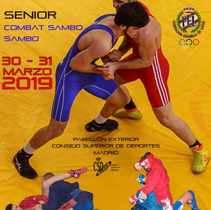 Campeonato de España de Lucha SAMBO 30 y 31 de marzo de 2019