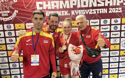 Campeonato del mundo de sambo 2025 Kirguistán. ¡Carla Albitos medalla de bronce!